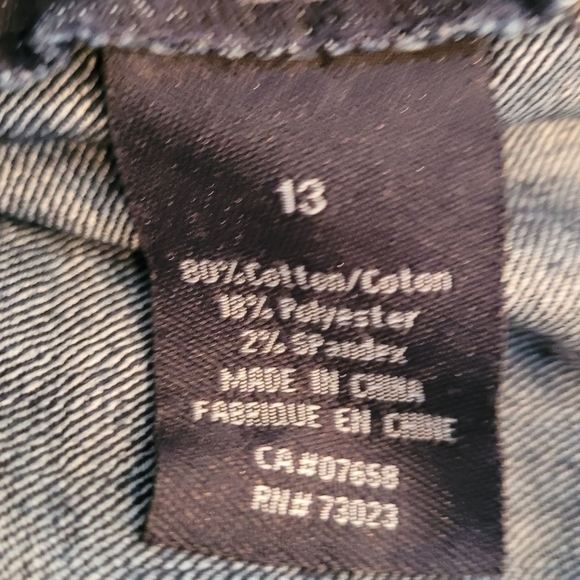 BONGO LONDON Cropped Jeans, Size 13 - Picture 6 of 10